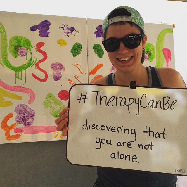 #therapycanbe discovering that you are not alone